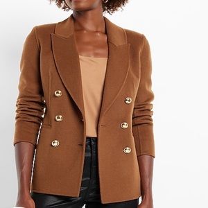 Wool blend blazer